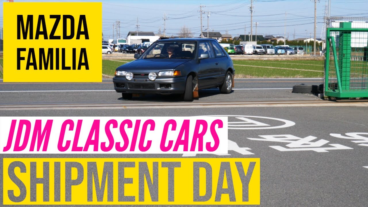 Mazda Familia Shipment day at JDM EXPO I JDM sport cars for sale