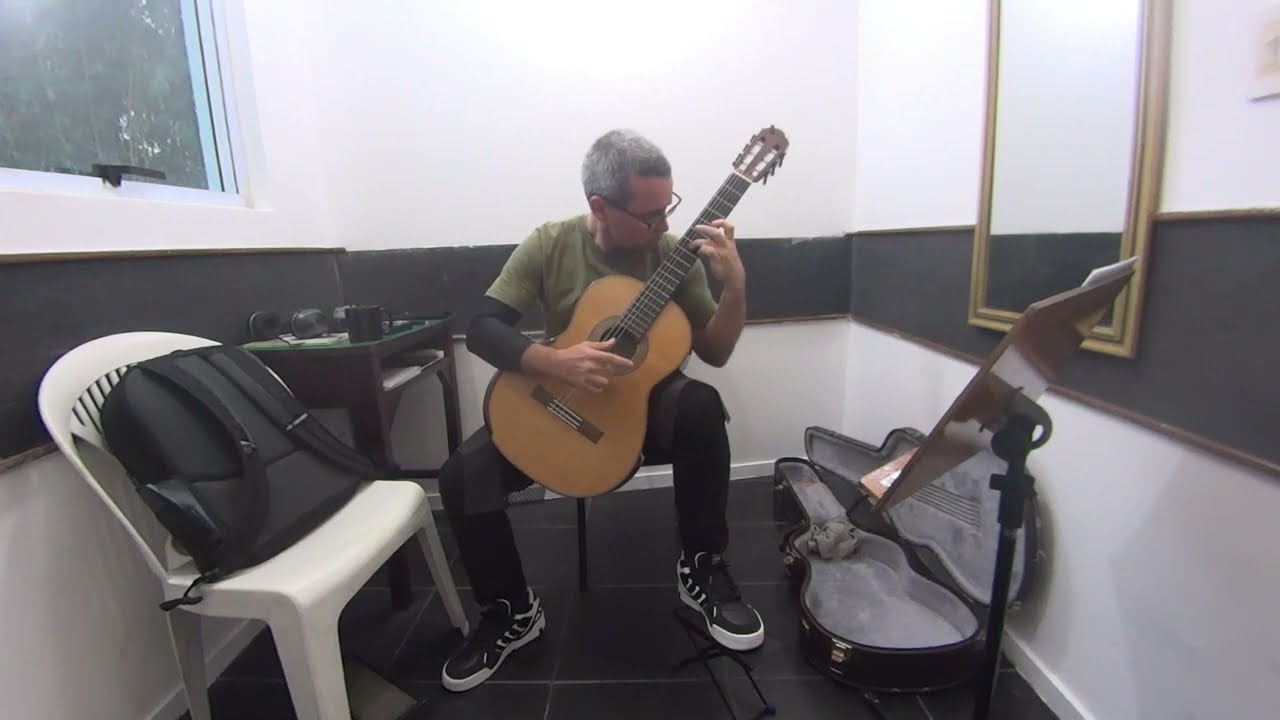 Estudando entre uma aula e outra: Estudo opus 06 nº6-  Fernando Sor (1778-1839).