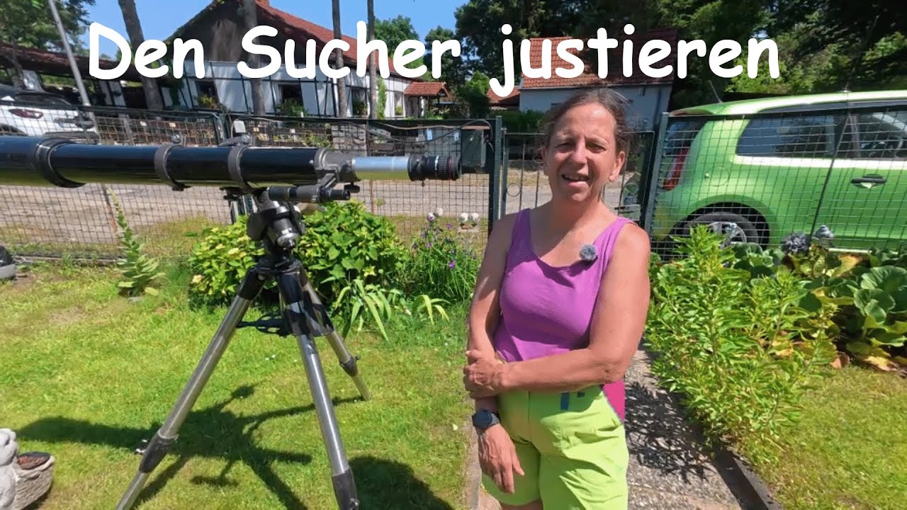 Den Sucher justieren - #astronomie #sucher #teleskop #einsteiger