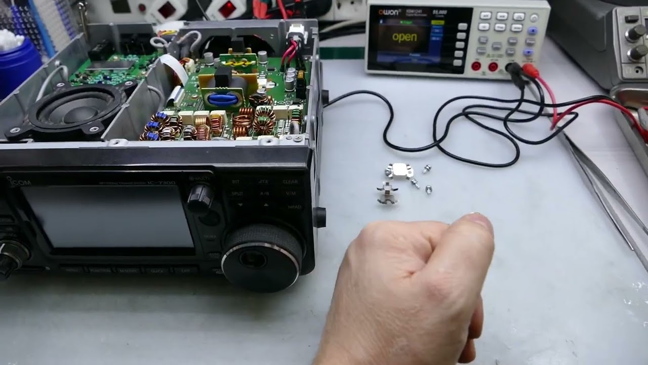 Icom IC 7300 sin potencia de salida para revisar