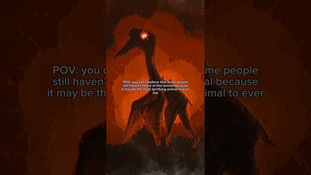 The most terrifying animal that ever lived wasn&rsquo;t T-Rex&hellip; #prehistoric #dinosaur #quetzalcoatlus