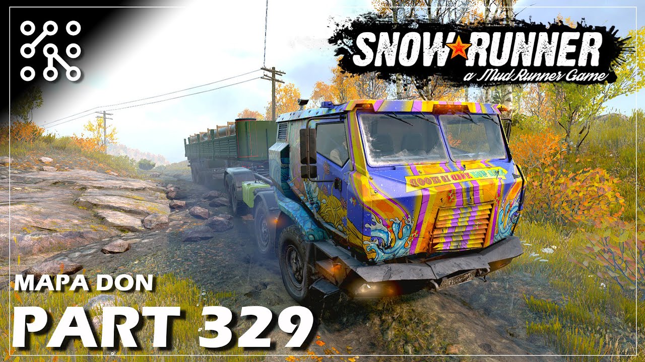Rozvoz trubek na mapě DON #329 | SNOWRUNNER CZ | Lets play | Česky
