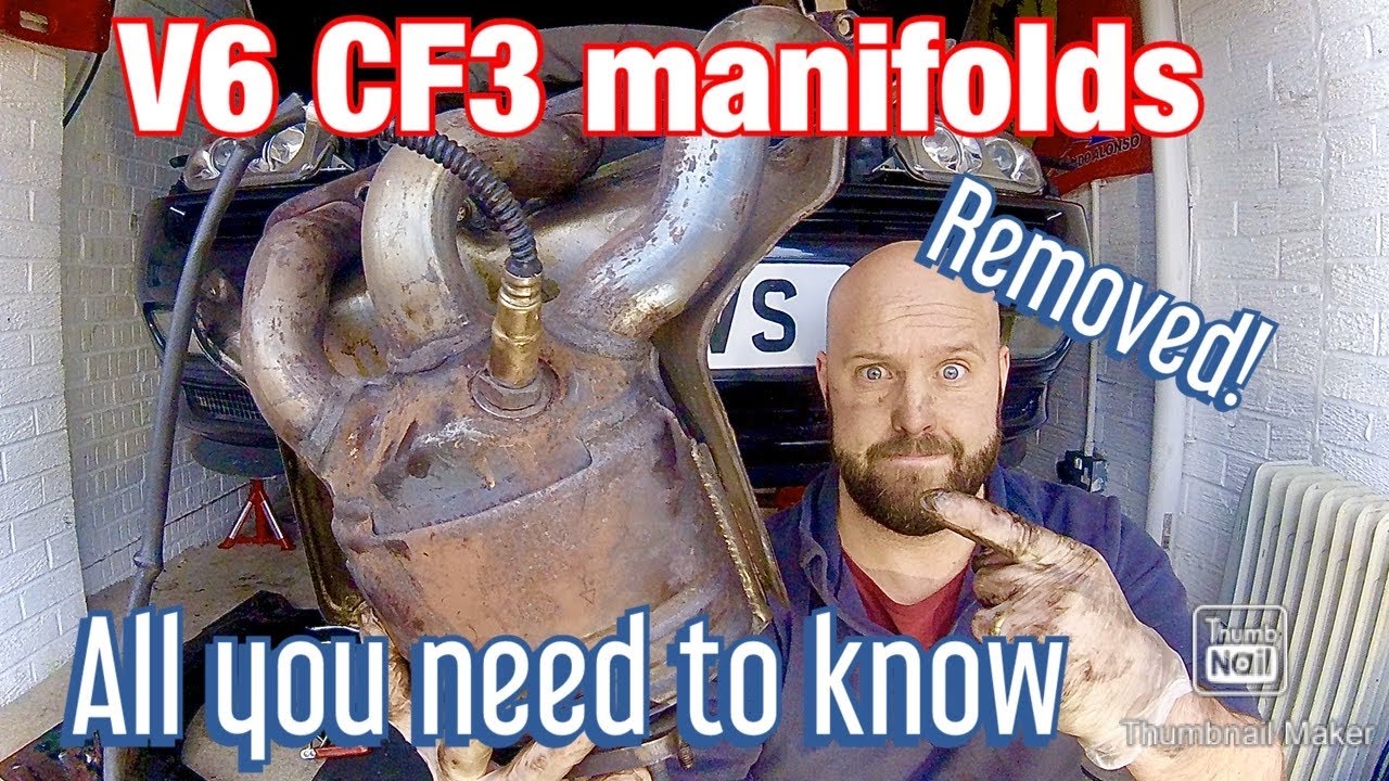 Alfa V6 CF3 to CF2 manifold conversion. Restoration part 5