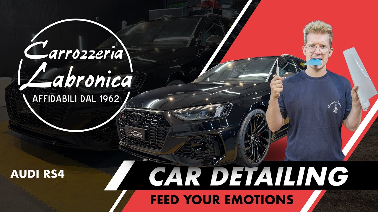 Car Detailing - Audi RS4 - PPF, Lucidatura e Nanotecnologia Geyon Infinite