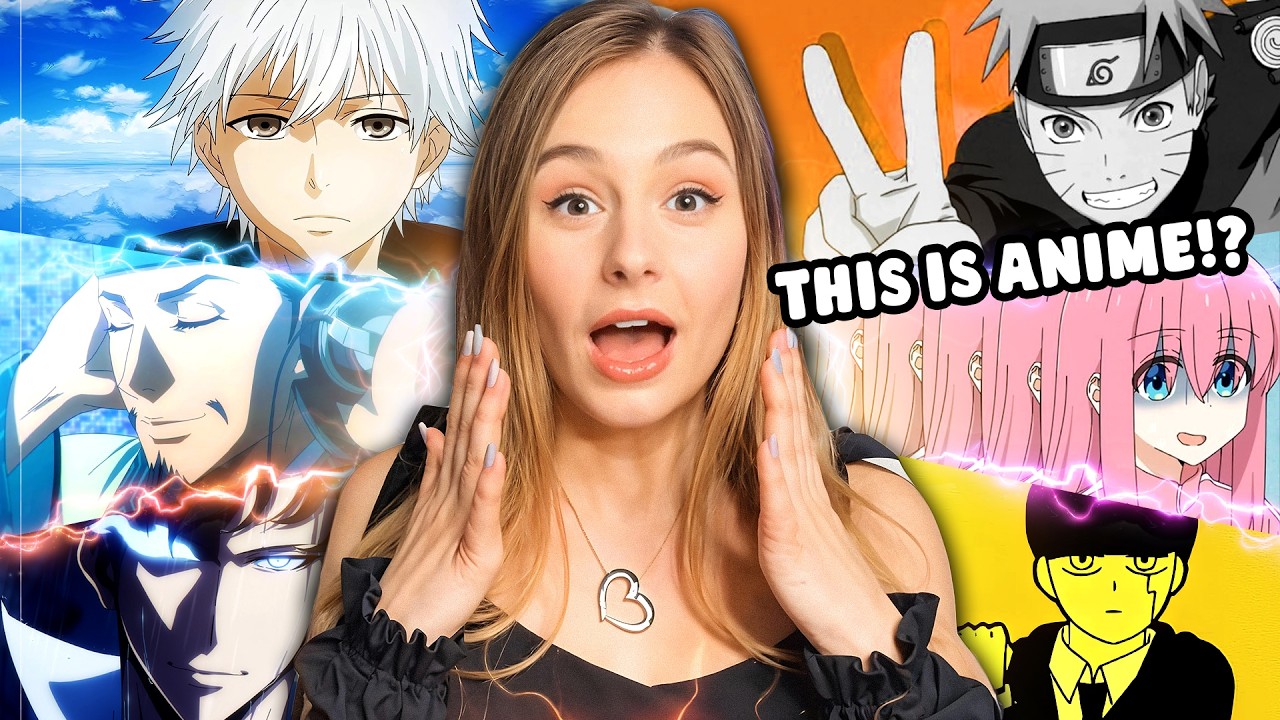 MODEL REACTS to ANIME OPENINGS for the FIRST TIME! | Anime Opening Reaction