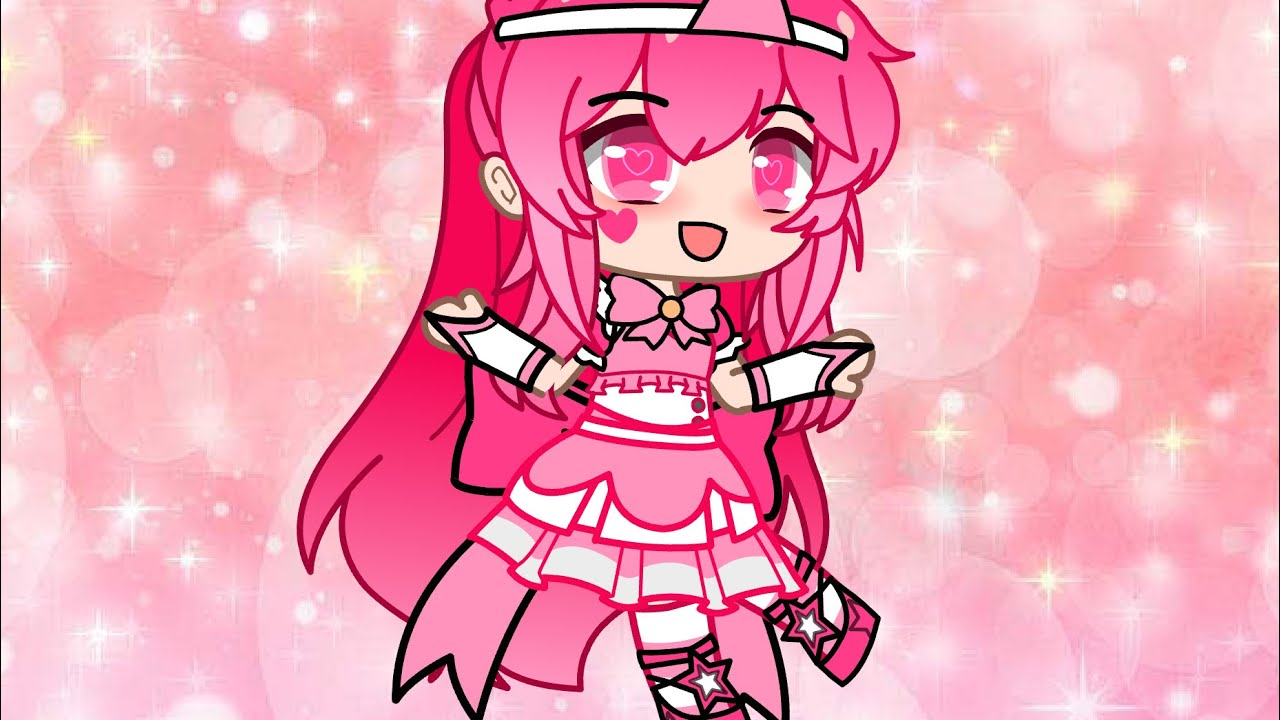 💞Cure valentine 💕Transformation (gacha club version) Sweet beauty rainbow precure!