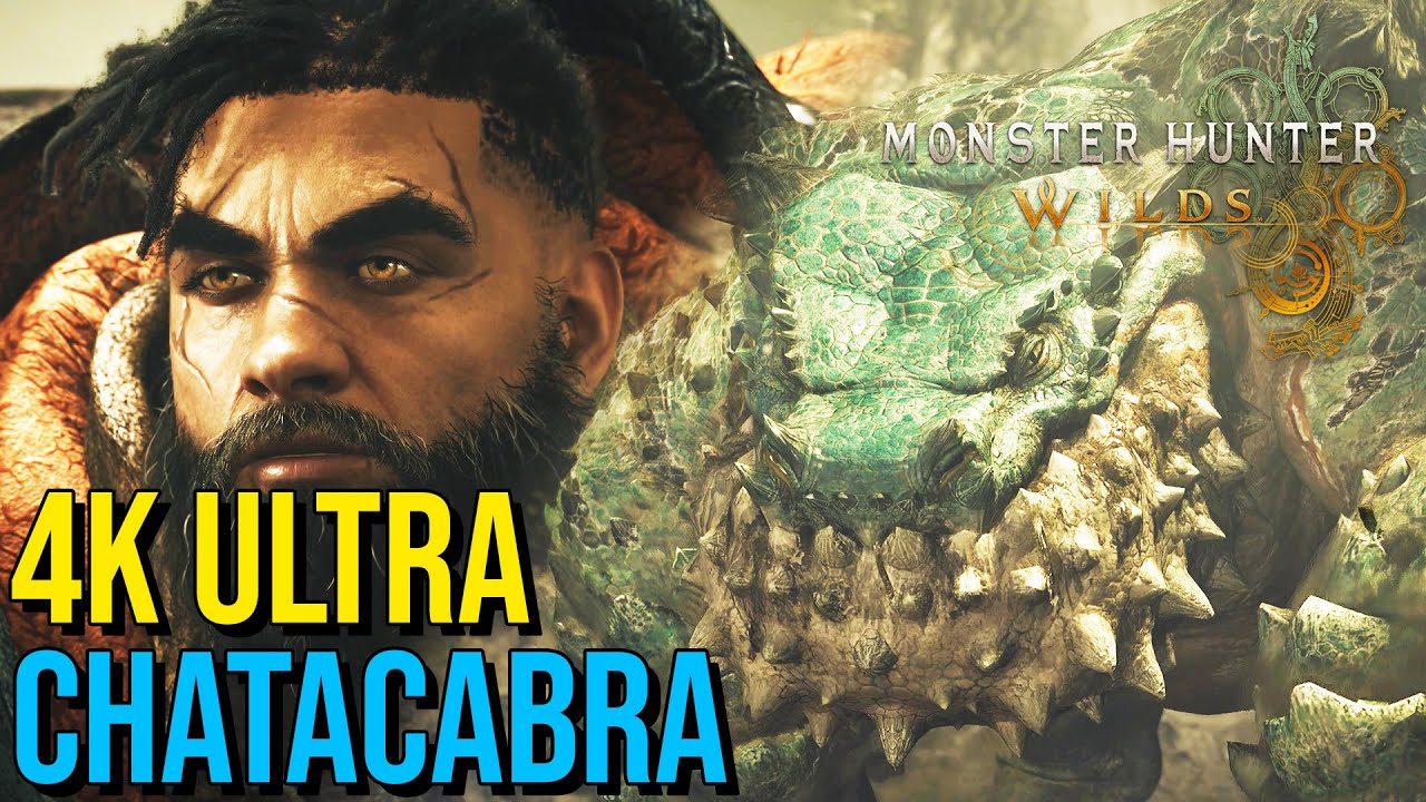 CHATACABRA Boss Fight (Hammer) - Monster Hunter Wilds (4K, ULTRA) - No Commentary