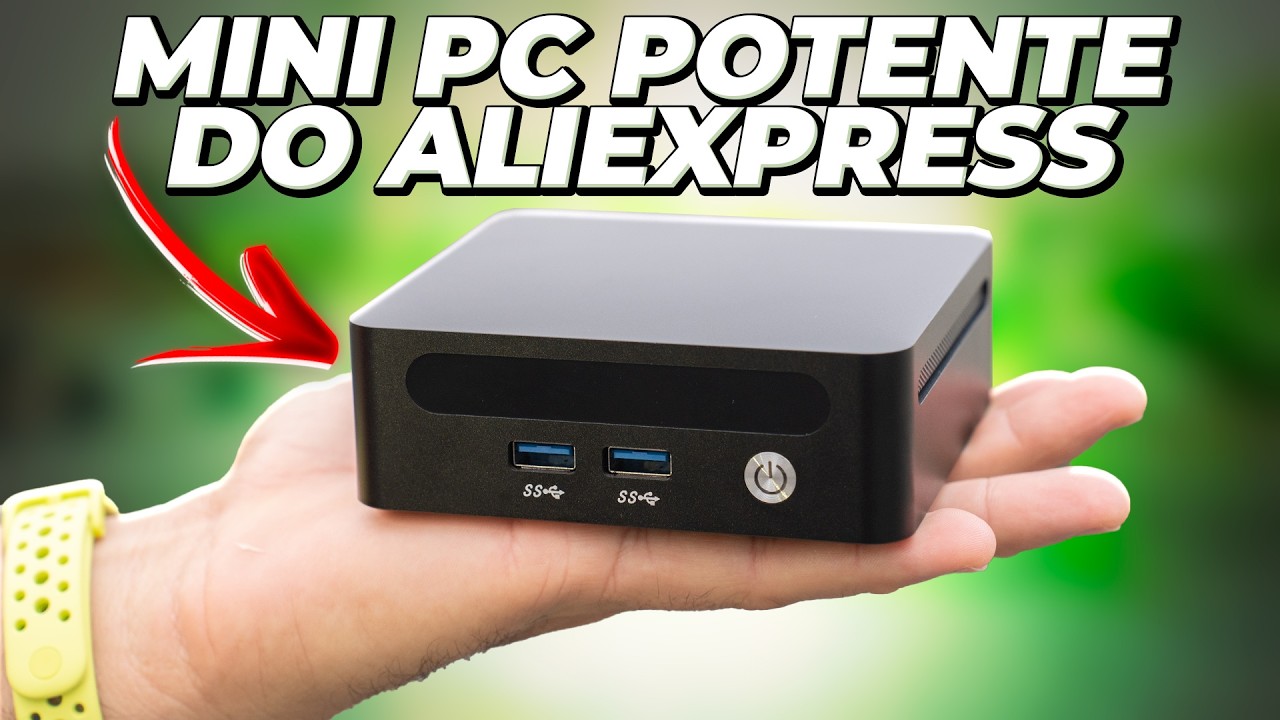 MINI PC COM RYZEN 5 DO ALIEXPRESS, ESSE VALE A PENA!! GenMachine RYZEN 5 5600H ES - Unboxing