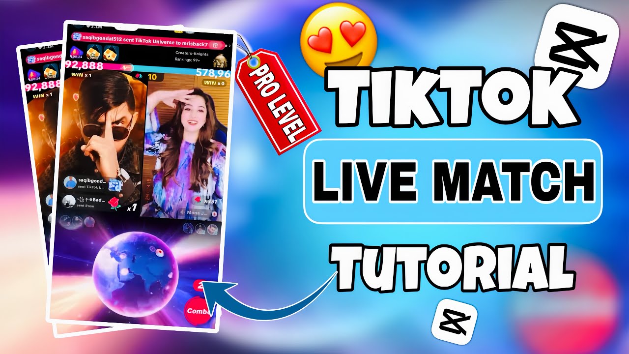 Pro Level TikTok Live Match Video Editing Tutorial || TikTok Live Pk Match Video Edit Krna Ka Trika 