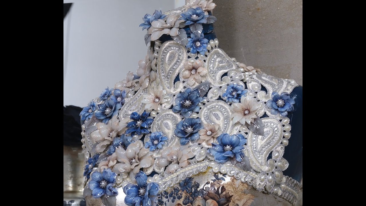 DIY 3 D Folienblumen Anleitun
