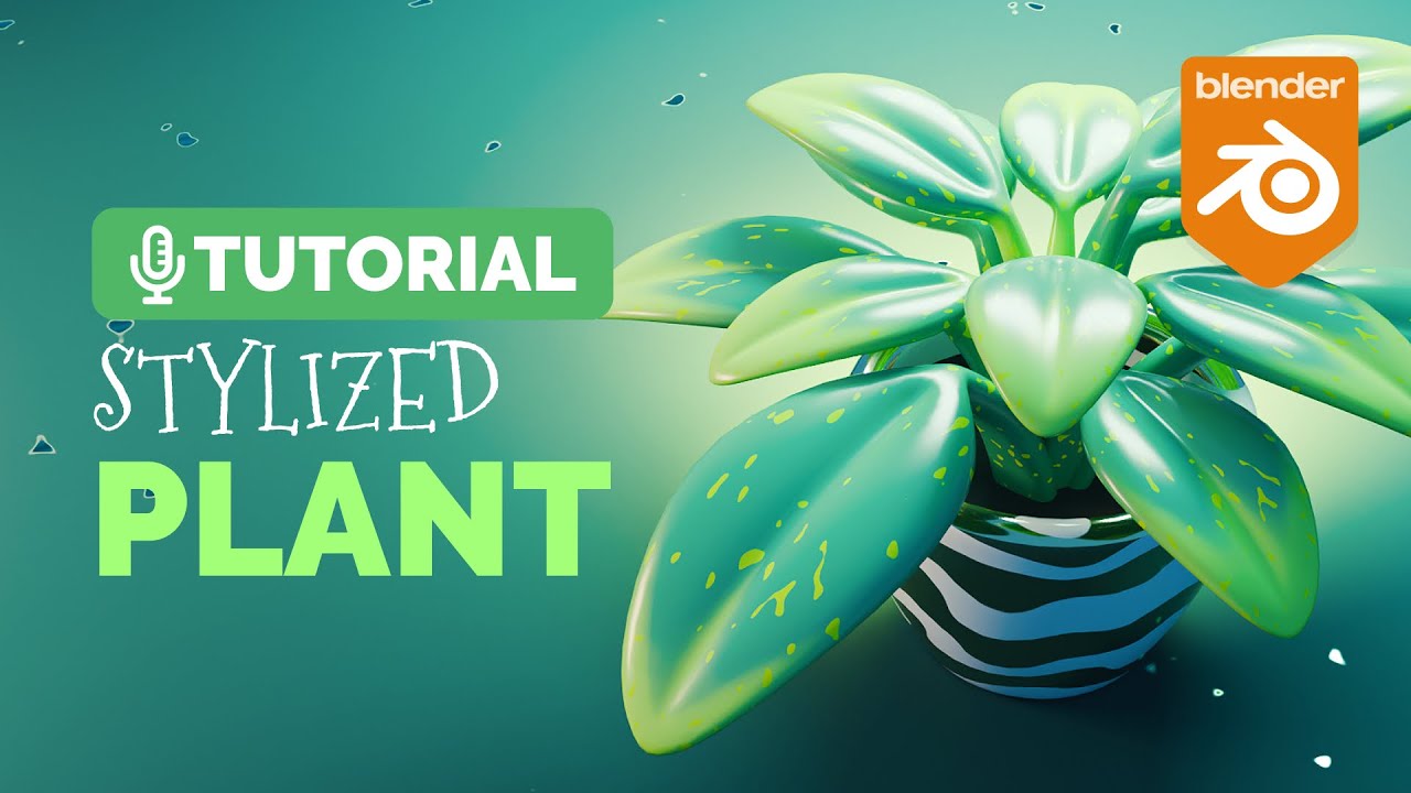 Blender Stylized Plant Tutorial | Polygon Runway