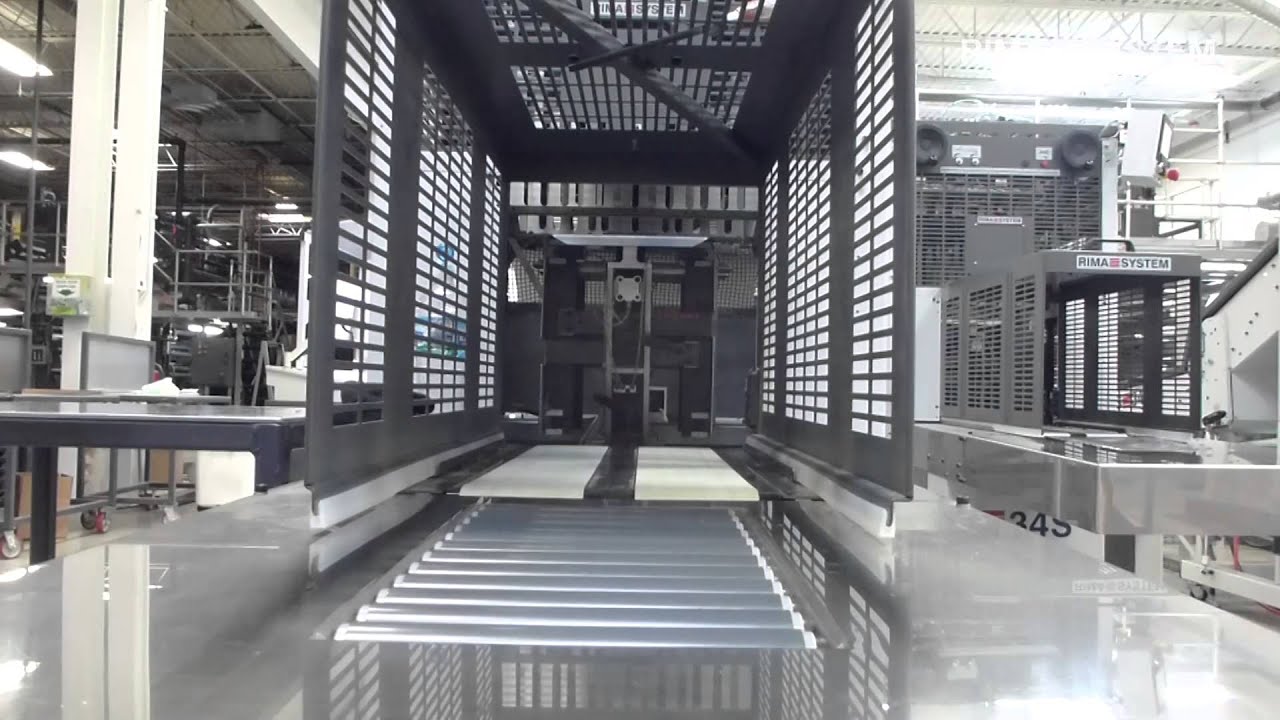 RIMA-SYSTEM Automatic lift stacking with RS 34S and TotalCopyControl, Sunday 2000 087