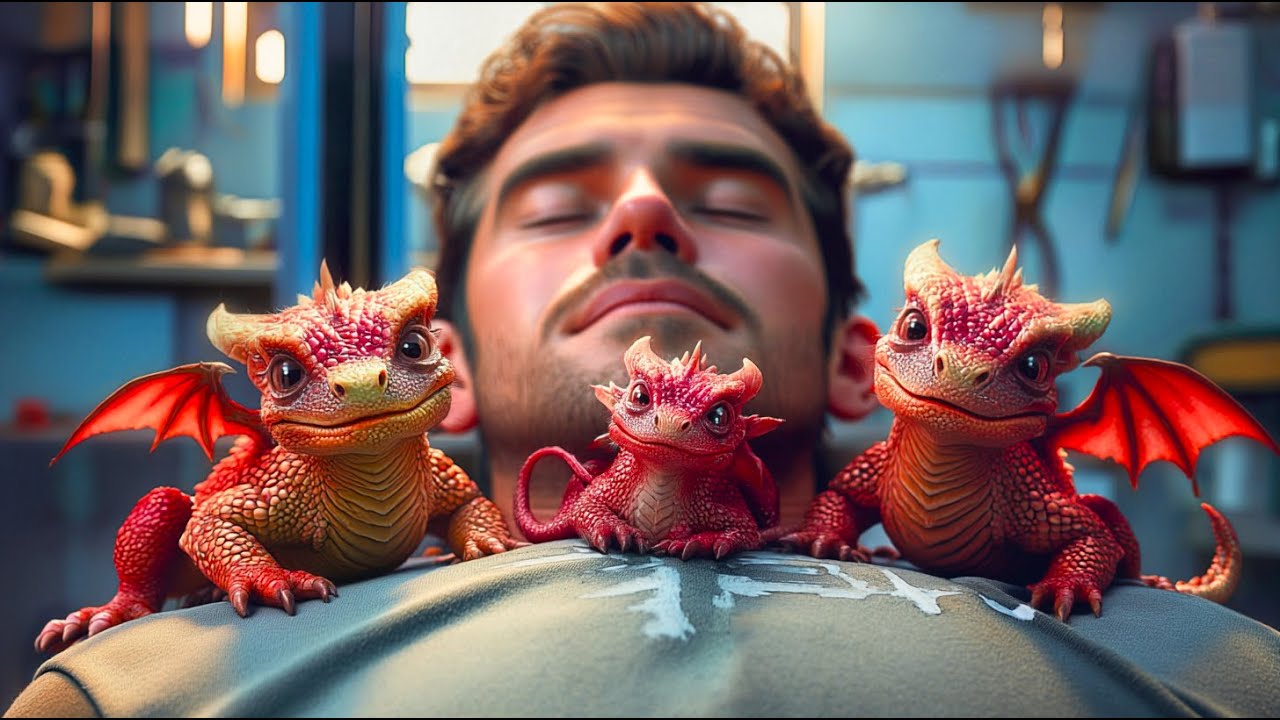 The Baby Dragons Vanished for Weeks—Until a Barber Found Them Sleeping on His Chest | HFY | Reddit