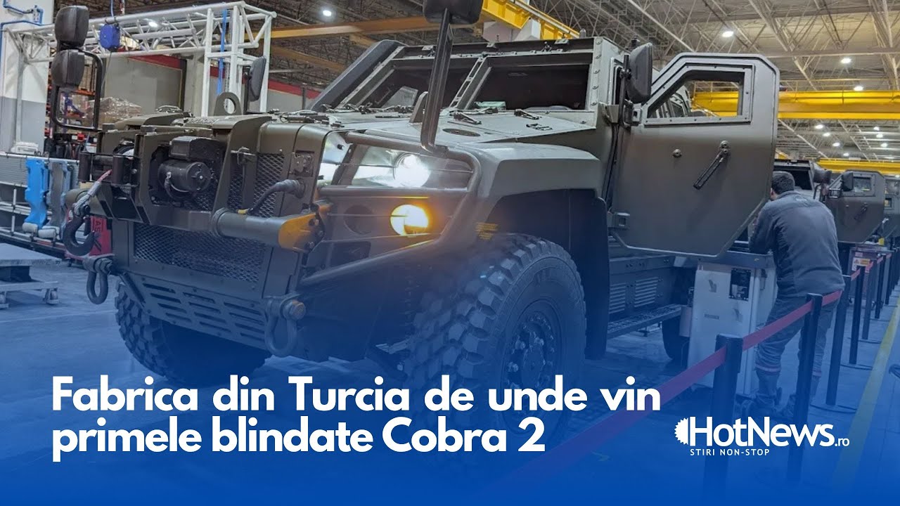 Fabrica din Turcia de unde vin primele blindate Cobra 2. Aproape 800 vor fi produse apoi în România