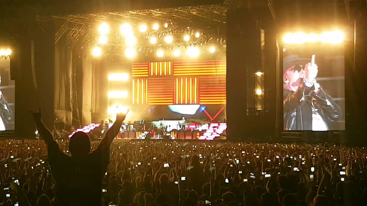 Guns N Roses Chile 29 octubre 2016 gran apertura