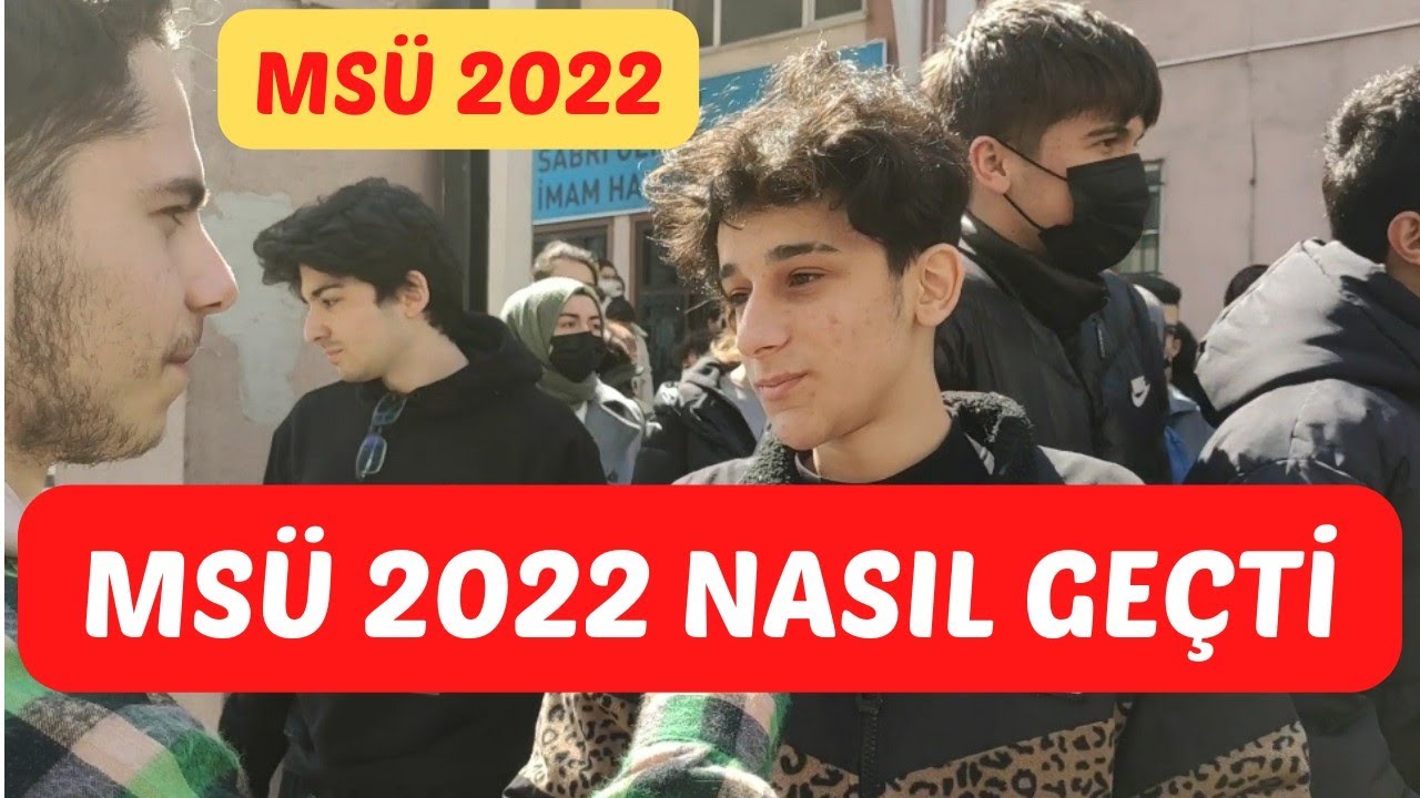 MSÜ NASIL GEÇTİ ? | MSÜ 2022 | #msü2022 #msü #2022msü