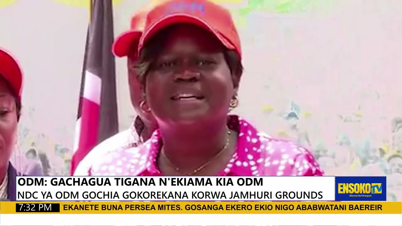 ODM: GACHAGUA TIGANA N'EKIAMA KIA ODM