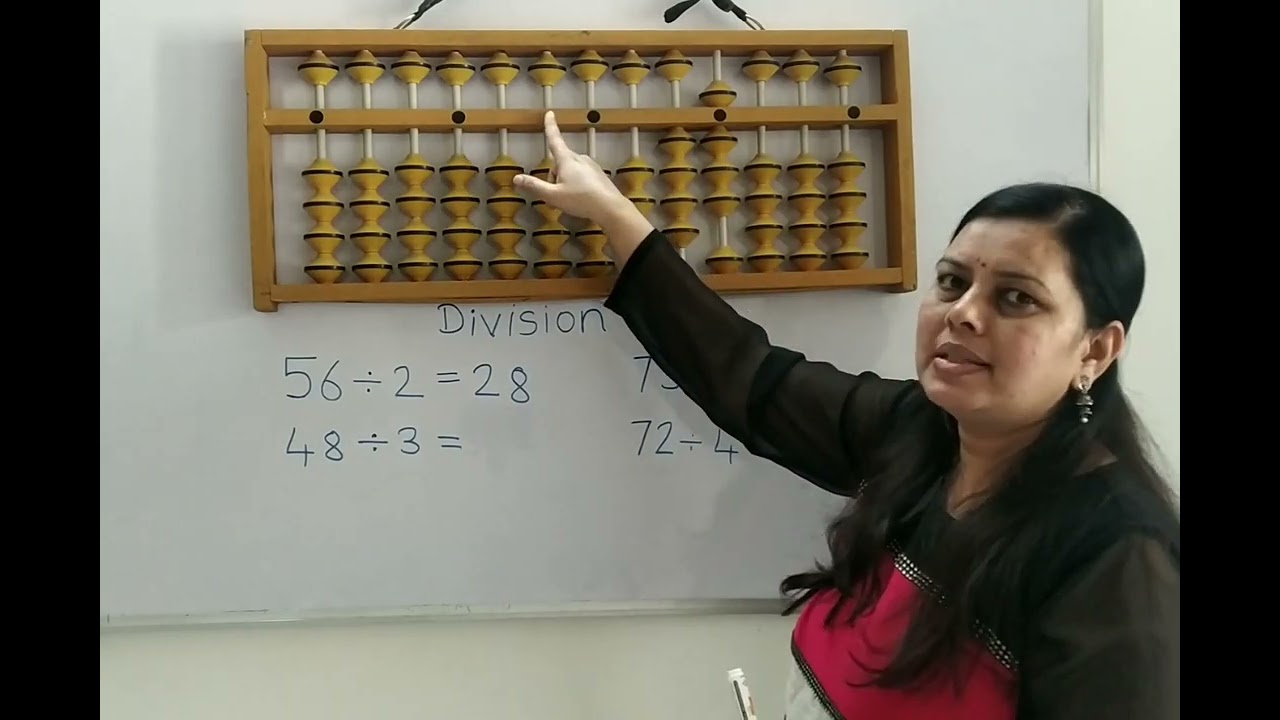 Division On Abacus (2digit ÷ 1digit)