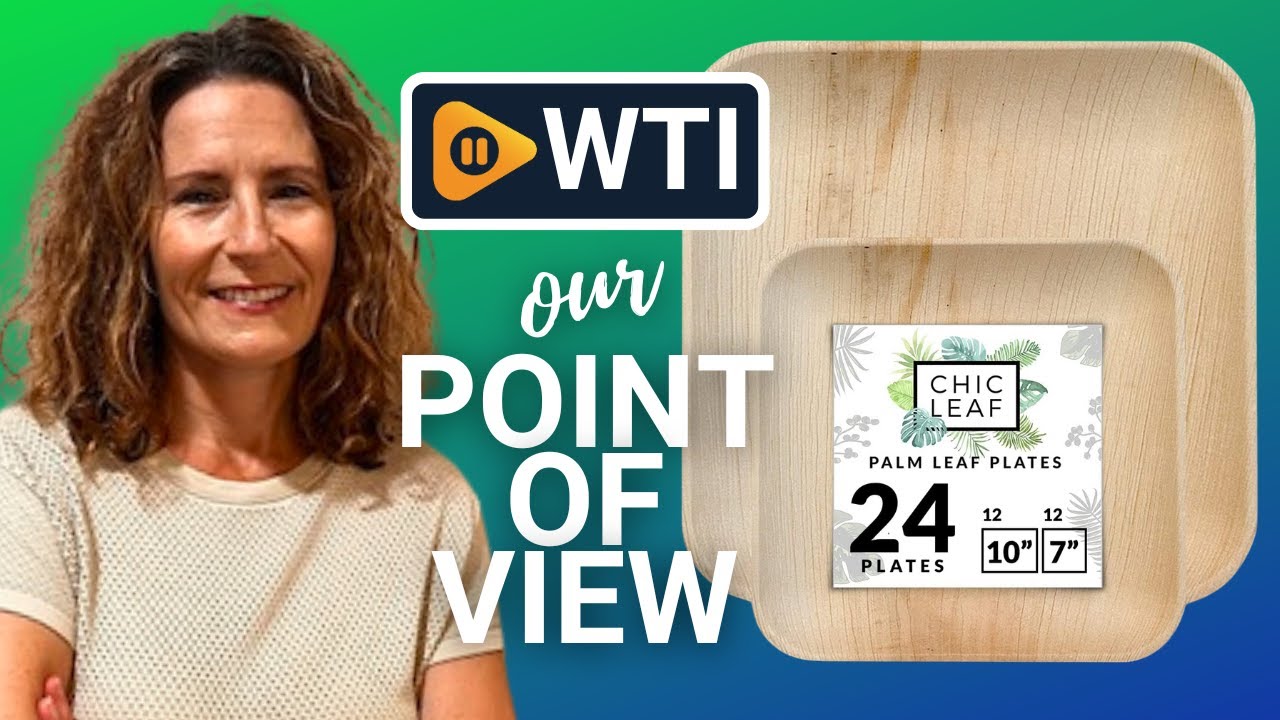 Chic Leaf Palm Leaf Disposable Plates | Our Point Of View