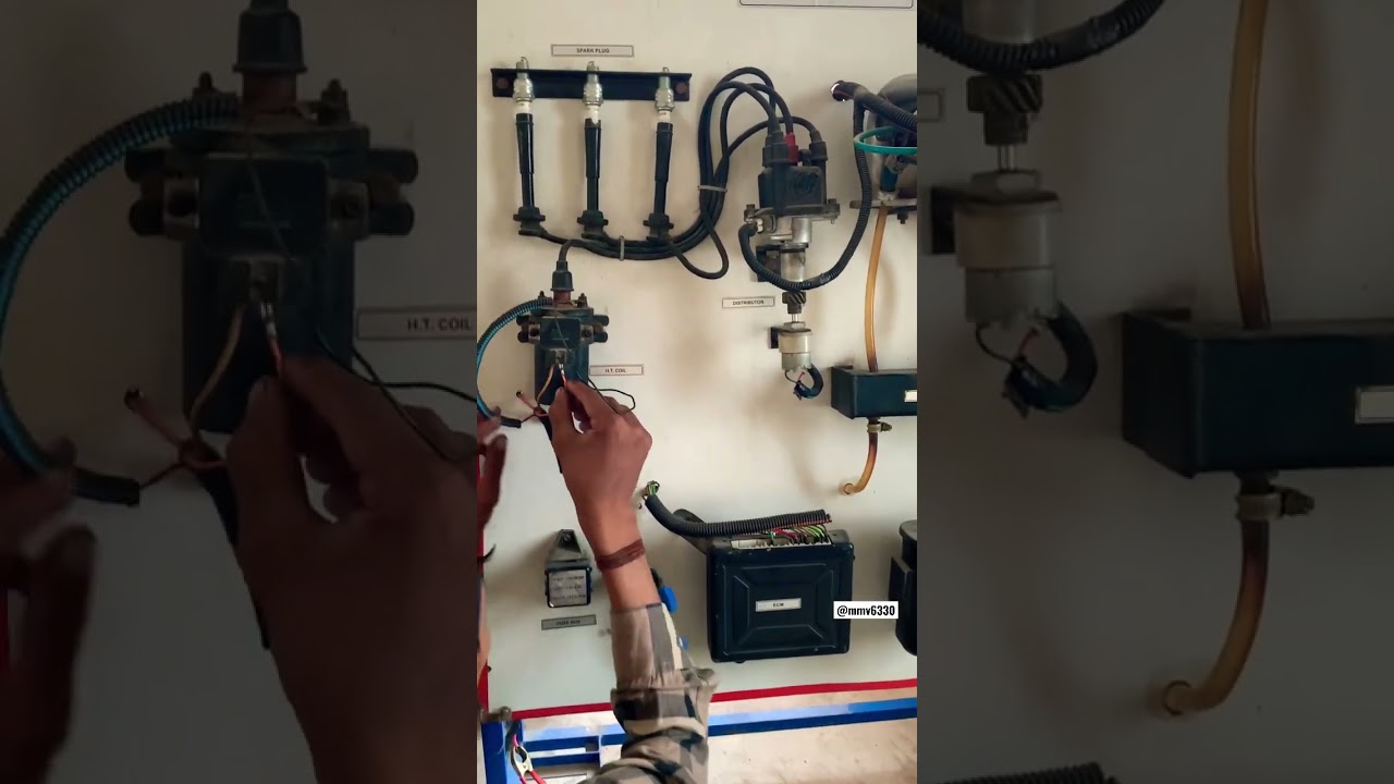 MPFI System working model repairing motor mechanic 