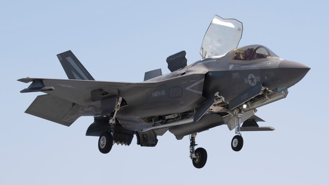 F-35 fighter jet fires 55 rounds per second, U.S. Marine Corps' F-35B firing its 25mm gun