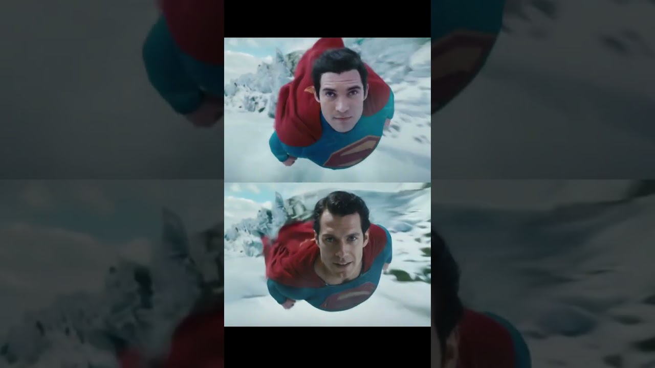 I replaced Superman Trailer with HENRY CAVILL #superman #movie #film #dccomics #trailer