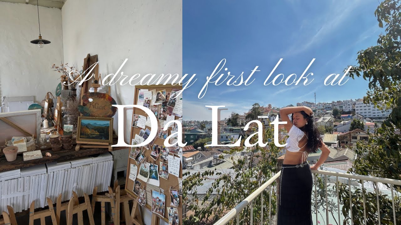 A dreamy first look at Dalat | Dalat vlog | Garden dining and park visit 