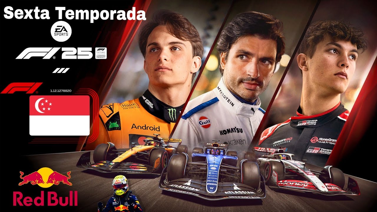 F1 25 Singapura - Red Bull Modo Carreira Sexta Temporada