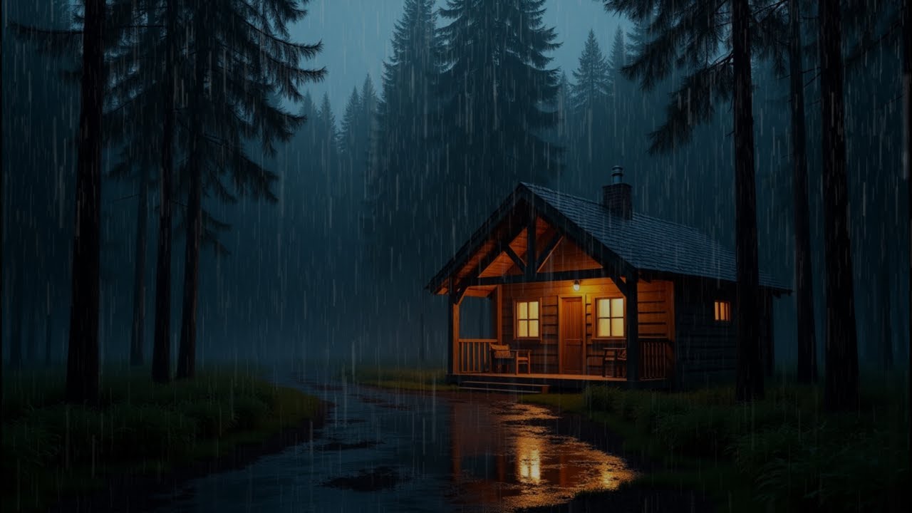 Perfect Rain Sounds For Sleeping And Relaxing - Rain And Thunder Sounds For Deep Sleep, Relax, ASMR