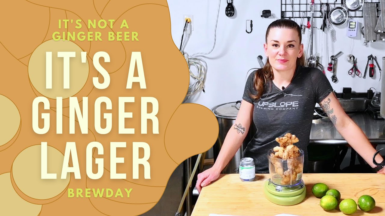 Ginger Lagers: A Beer that tastes like Ginger Beer Brewday