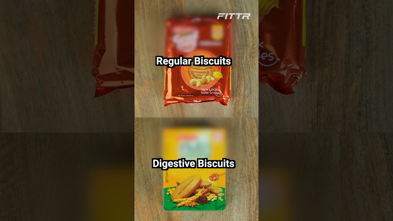 Regular biscuits Vs Digestive biscuits: which one is better?  #fitness #health #food