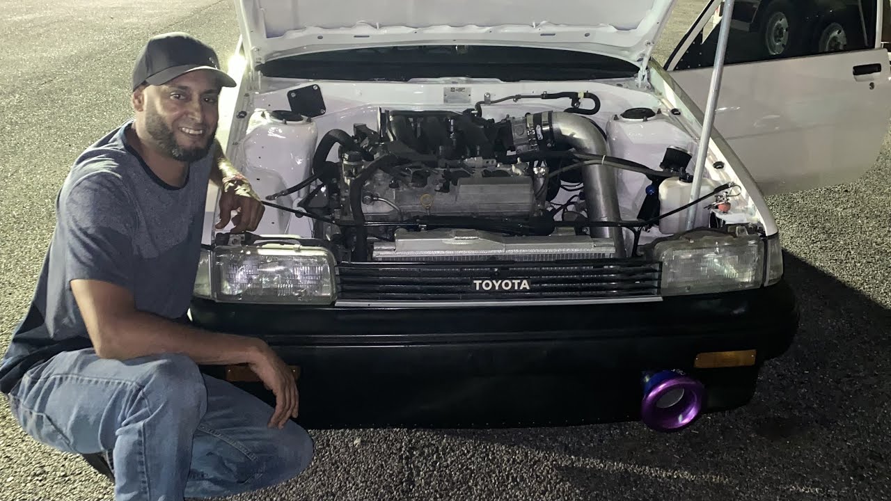 Primer día de pruebas con la Toyota FX v6 en el 1/8 Us90