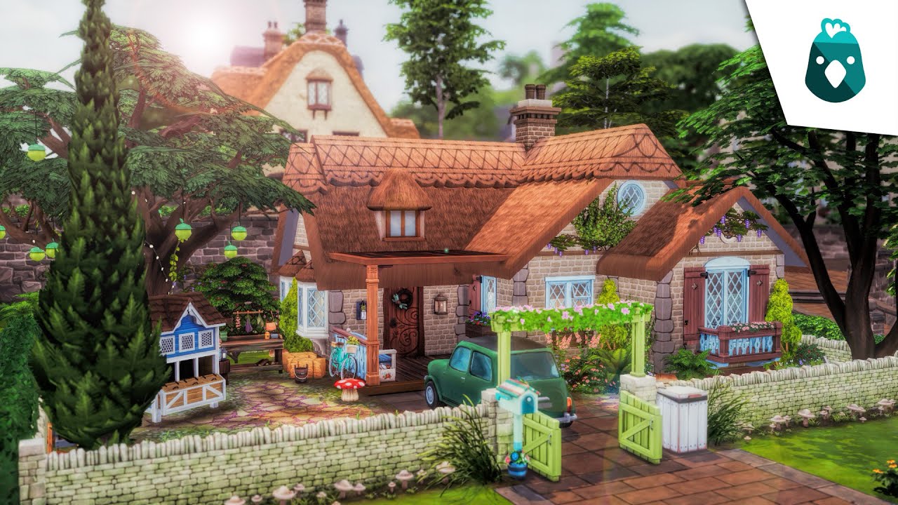 Petit Cottage 🌼 Les Sims 4 (Sans CC)