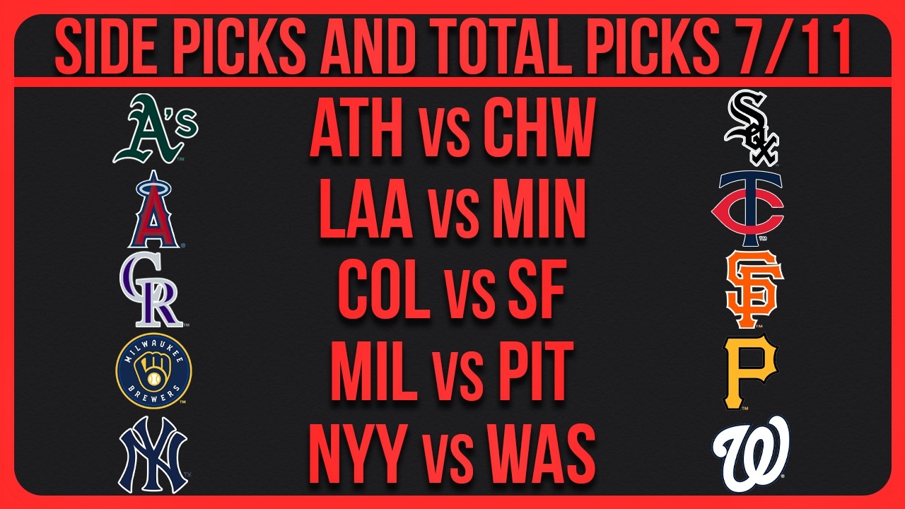 MLB Picks Today Saturday 7/11/26 MLB Picks & Predictions Today