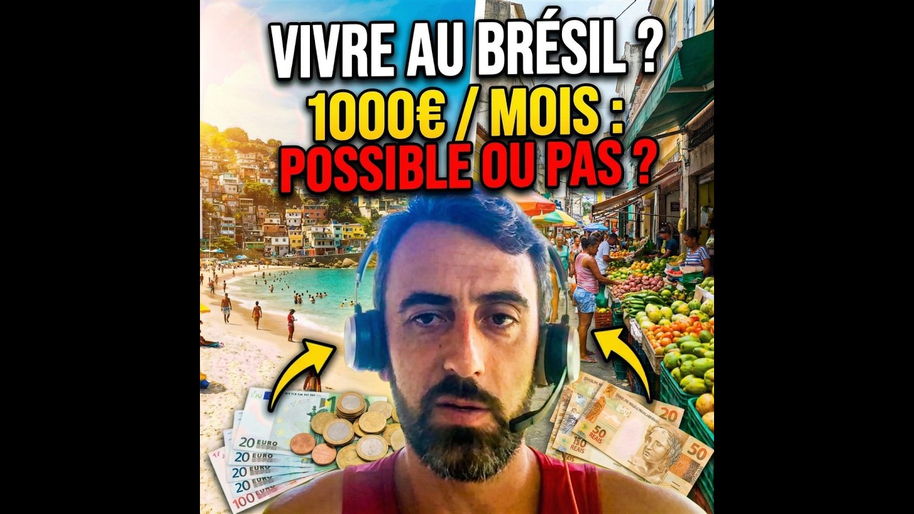 Vivre au Brésil avec 1 000 euros ?
