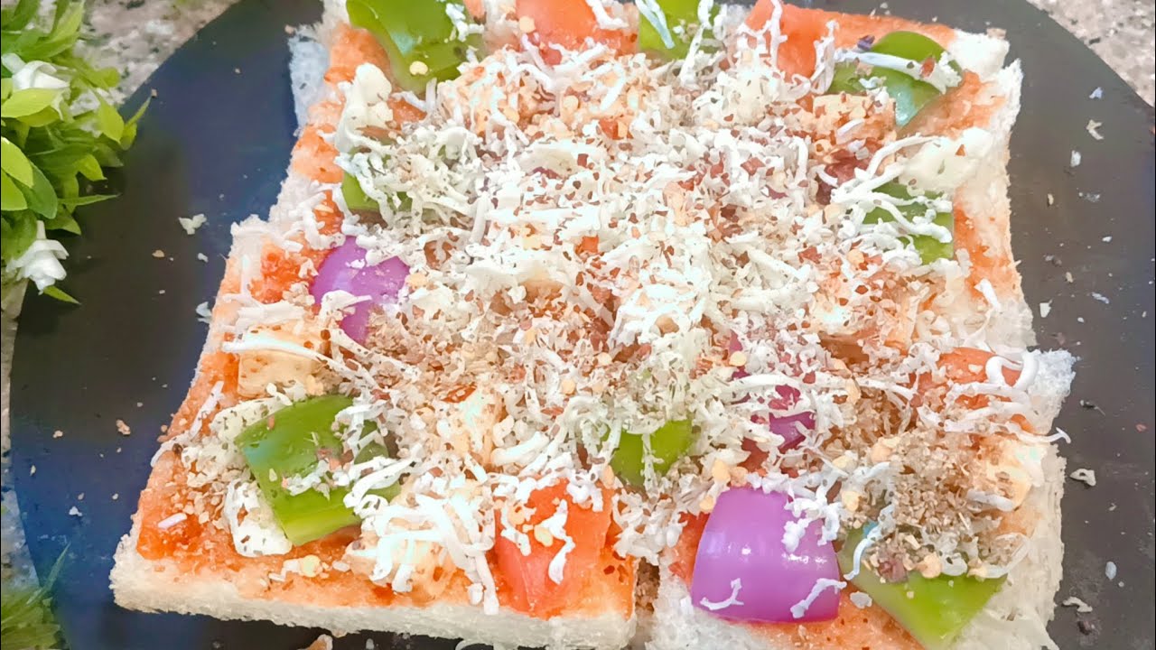 Instant Bread Pizza Recipe | Pizza Recipe in 5 minute 
