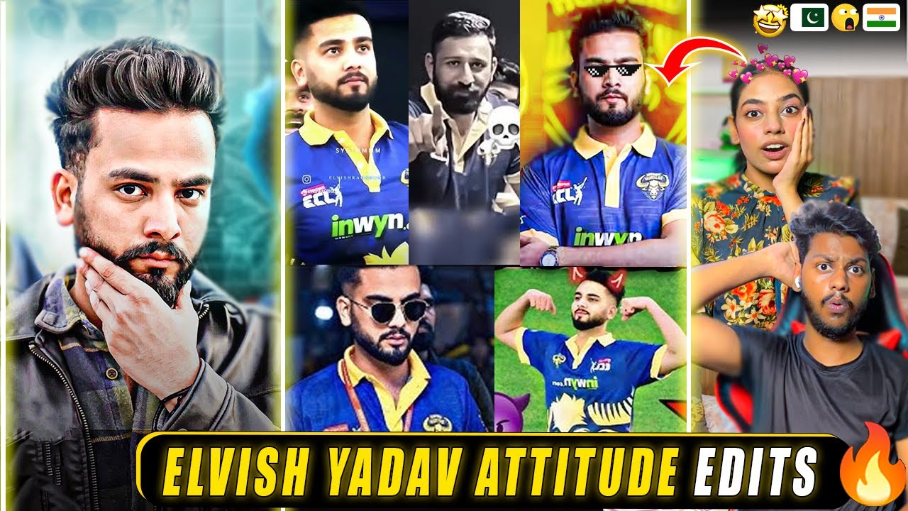 Reacton on Elvish Yadav Attitude Edits 🔥 | Elvish Win ECL Trophy 😱🔥