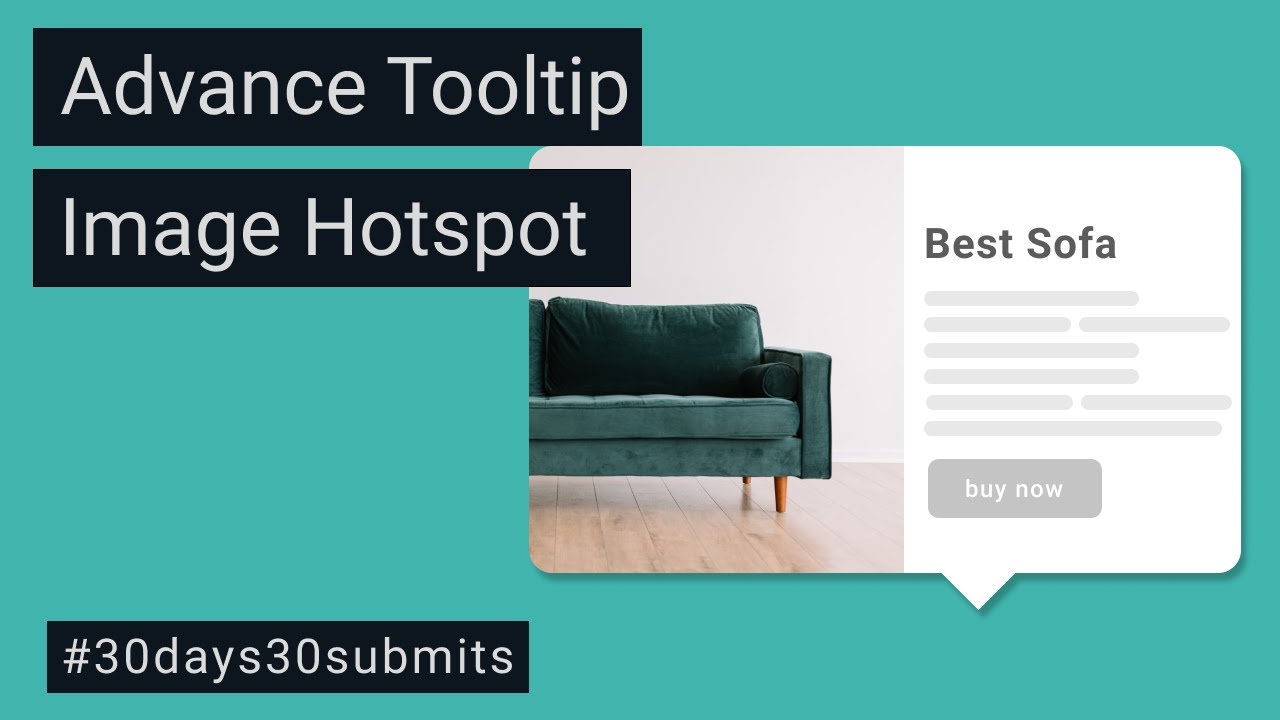 Create Advance Tooltip | Image Hotspot using HTML, CSS, JavaScript