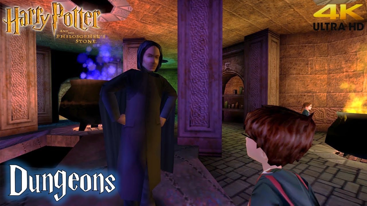 Harry Potter And The Philosopher's Stone PC Movement Mod 'Dungeons Potion Ingredients' (4K)