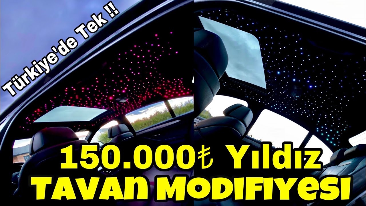 BMW’ye Rolls-Royce yıldız tavan Yaptım !!!! (Türkiye’de ilk video)