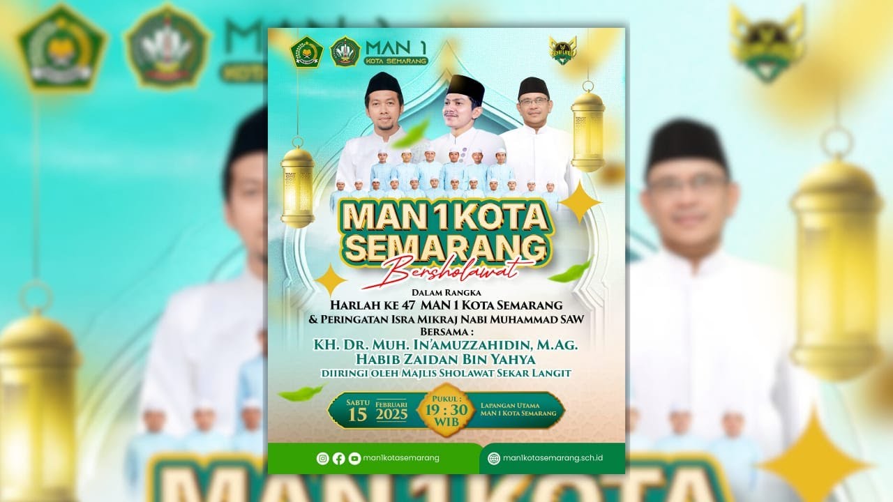 🔴MAN 1 KOTA SEMARANG BERSHOLAWAT
