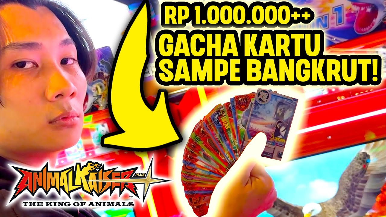 ABISIN 1 JUTA RUPIAH BUAT GACHA KARTU ANIMAL KAISER PLUS!