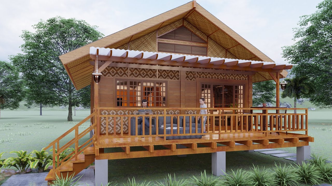 MODERN BAHAY KUBO | AMAKAN NATIVE HOUSE | 2 BEDROOM | 7X11 M. | 77 SQ.M. l NATIVE HOUSE