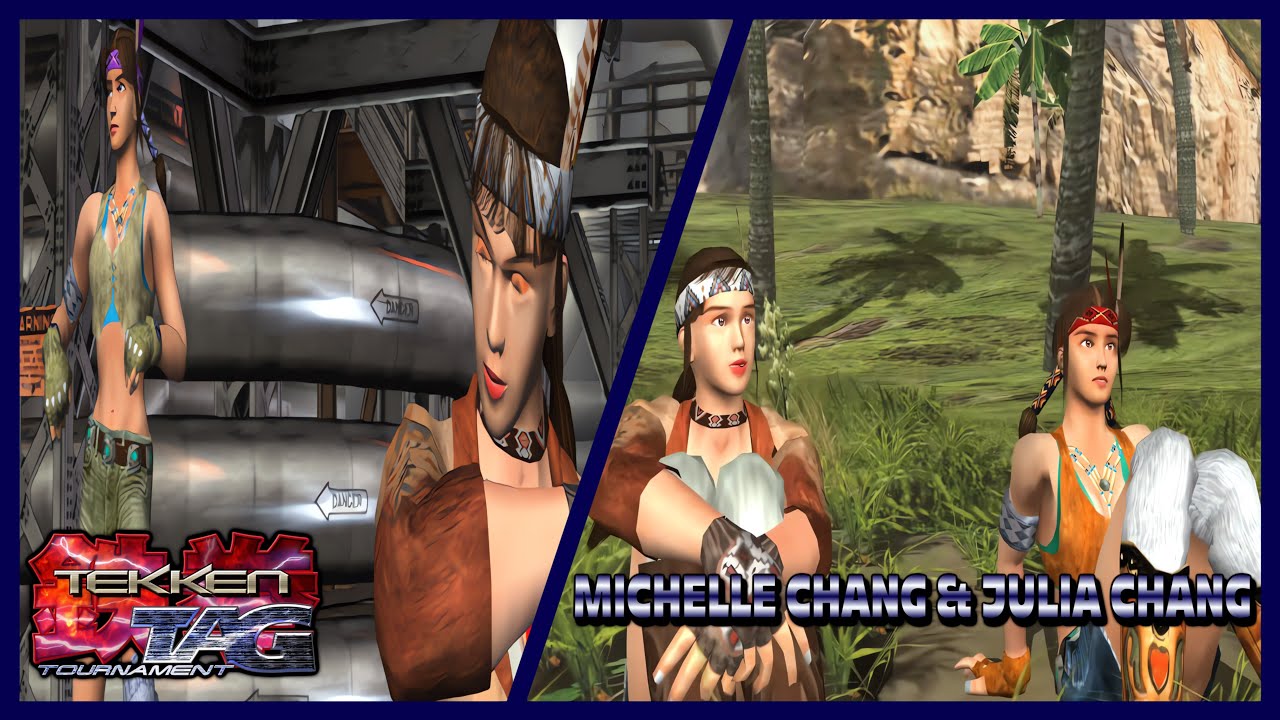 TEKKEN TAG TOURNAMENT [PS2] Arcade Mode – Michelle Chang & Julia Chang Gameplay [4K 60FPS]