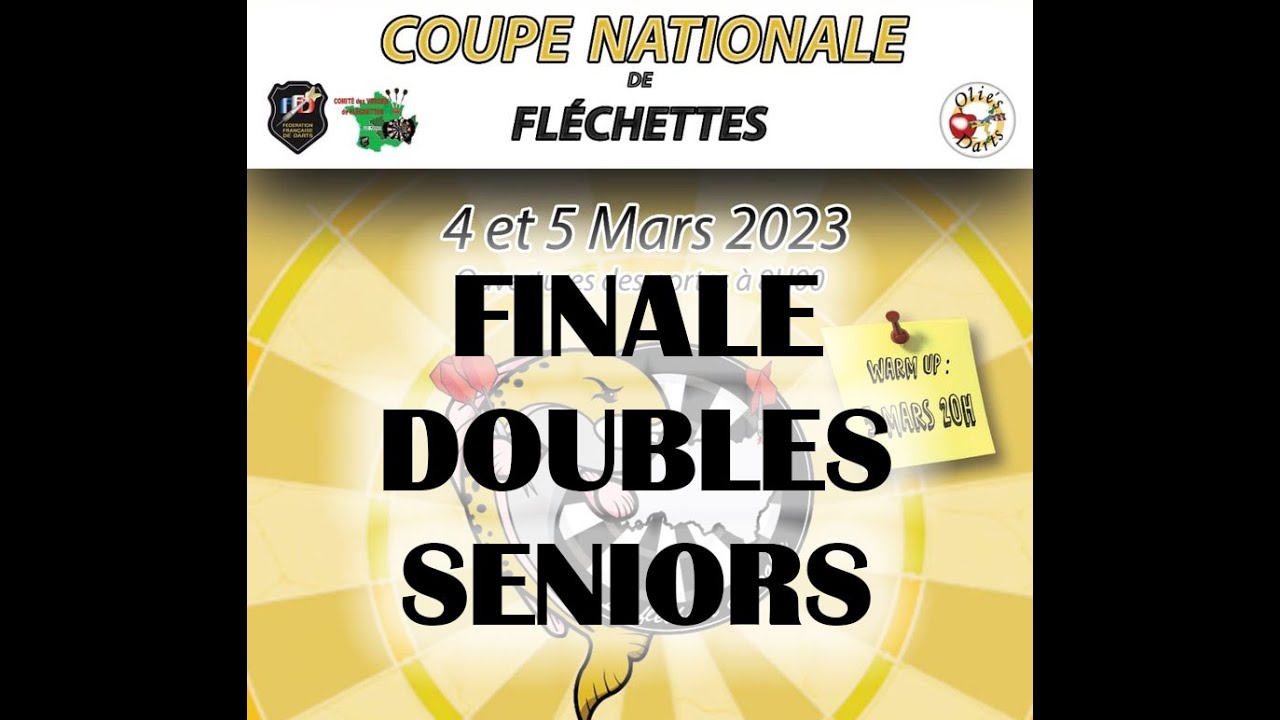 Finale doubles seniors coupe Nationale 2023