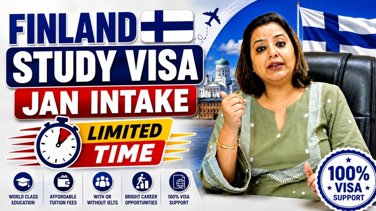 FINLAND 🇫🇮 STUDY VISA JAN INTAKE LIMITED TIME | STUDY VISA UPDATES 2026 |  USA CANADA UK |