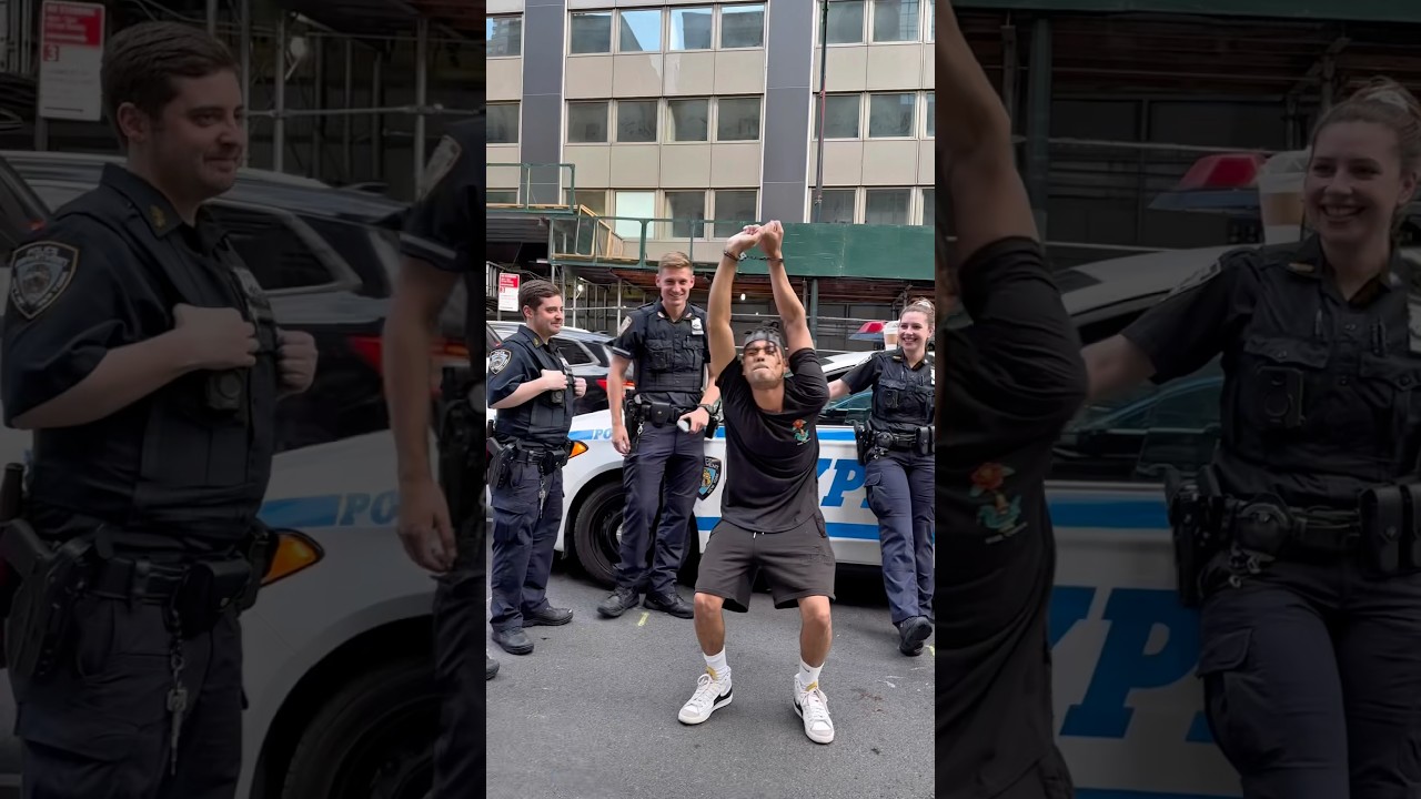 Only in New York!👮🏻&zwj;♂️ #vtyellow #nypd #nyc