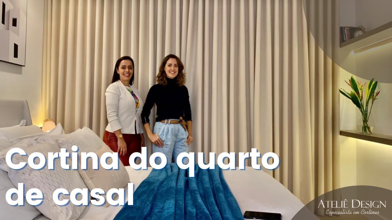 Cortina do quarto casal, como escolher a cortina certa para seu espaço.