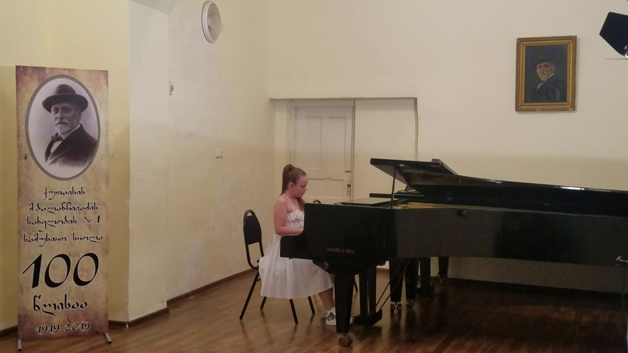 D.Turiashvili Andante Maestoso     8 years old Elizabed Mamasaxlisi