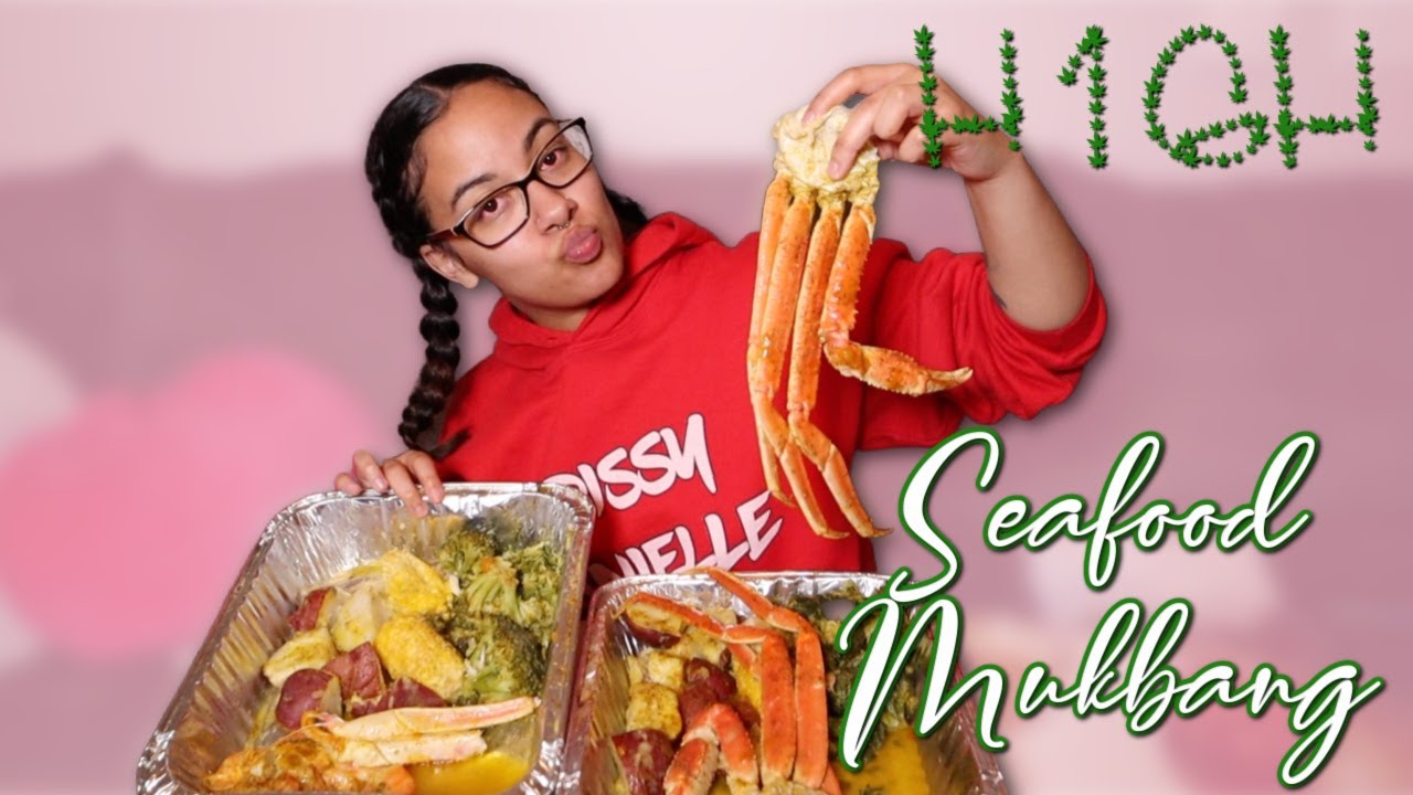 SEAFOOD Mukbang H1GH & *Updated* Facts About Me | Crissy Danielle